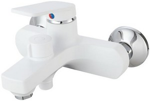 ВАННА  SOLONE  PLA-3101 литьё под давлением, КОРПУС ПЛАСТИК  (ABS), литой излив, ø35, дивертор в корпусе, белый матовый