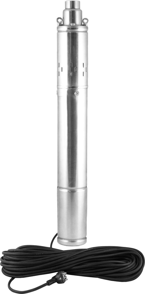 Скважинный насос JEMIX ВН-3-90-32 (3-QGB-1-25М), ВИНТ насос Ø 76 mm (3")  КАБ 25 м. 550 ВТ, Макс. нап 90 м. Встр. блок упр.