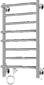 Полотенцесушитель ТЕРМИНУС НЕРЖ. ЭЛЕКТР. Классик П8 500х850 электро ( new встроен диммер)ПОРОШК. ЧЕР