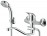Смеситель для ванны ARGO 40S35 VECTOR/D. длинный.нос VECTOR изогнутый 35 см